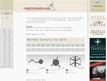 Tablet Screenshot of cropcirclecenter.com